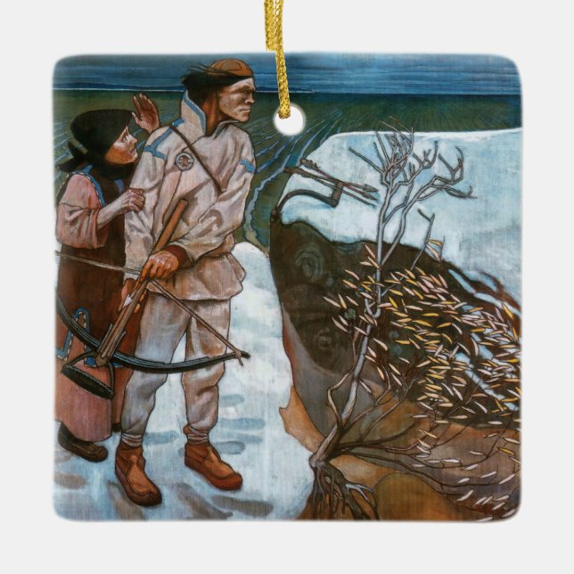 Akseli Gallen-Kallela - Joukahainen's Revenge Ceramic Ornament (Front)