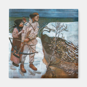 Akseli Gallen-Kallela - Joukahainen's Revenge Magnet