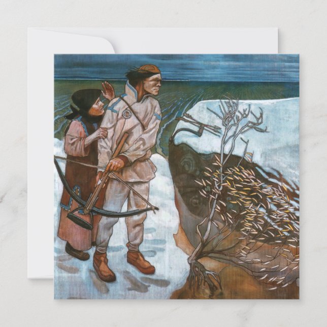 Akseli Gallen-Kallela - Joukahainen's Revenge Thank You Card (Front)