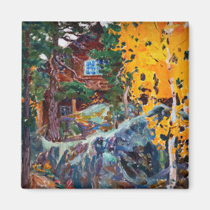 Akseli Gallen-Kallela - Kalela in Autumn Magnet