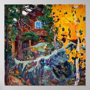 Akseli Gallen-Kallela - Kalela in Autumn Poster