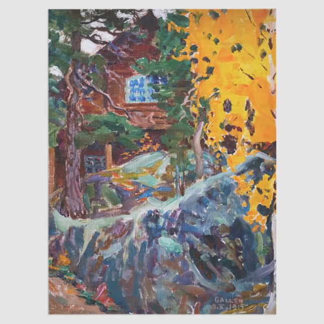 Akseli Gallen-Kallela - Kalela in Autumn Tissue Paper (Creator Uploaded)