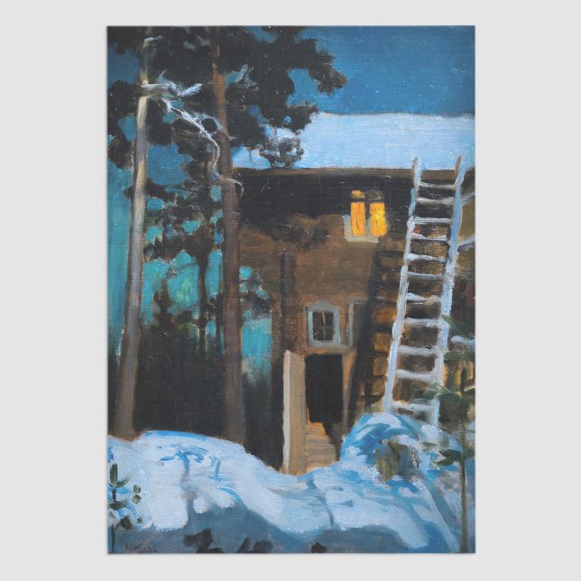 Akseli Gallen-Kallela - Kalela on a Winter Tissue Paper (Creator Uploaded)