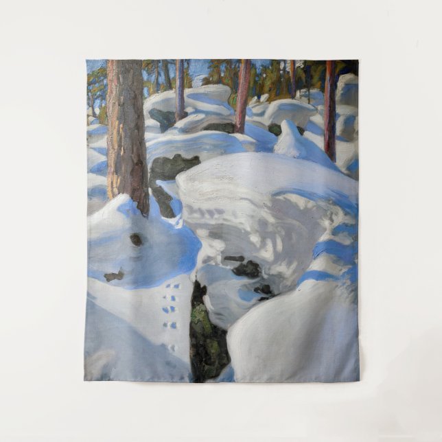 Akseli Gallen-Kallela - Lair of the Lynx Tapestry (Front)