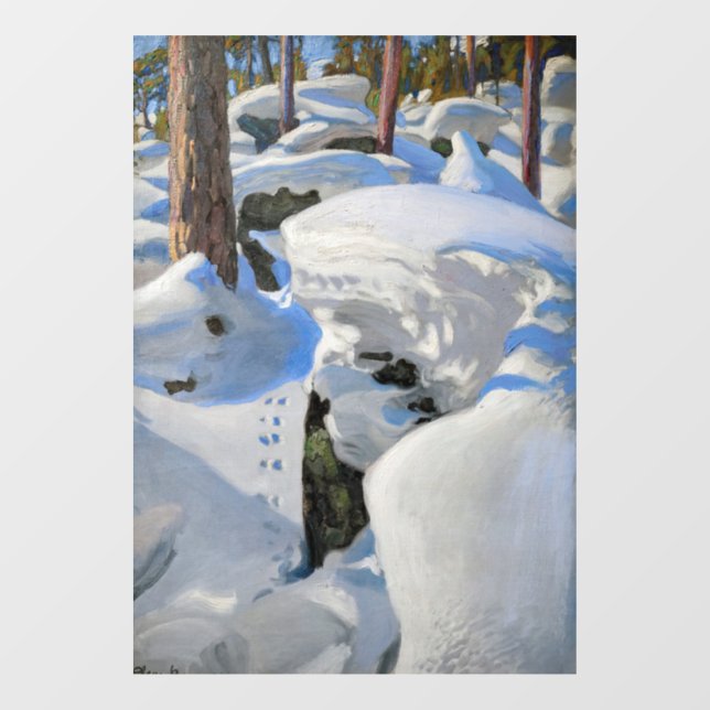 Akseli Gallen-Kallela - Lair of the Lynx Window Cling (Sheet)