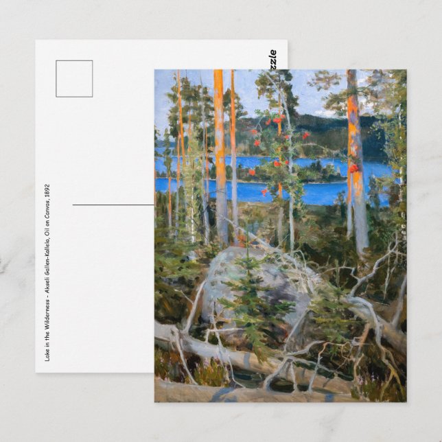 Akseli Gallen-Kallela - Lake in the Wilderness Postcard (Front/Back)