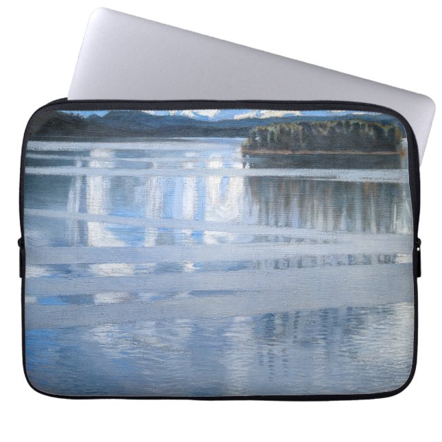 Akseli Gallen-Kallela - Lake Keitele Laptop Sleeve (Front)