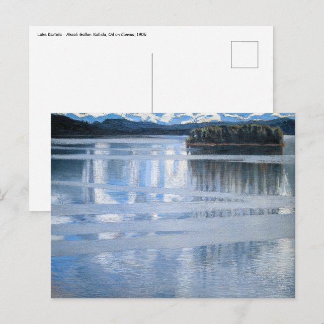 Akseli Gallen-Kallela - Lake Keitele Postcard (Front/Back)
