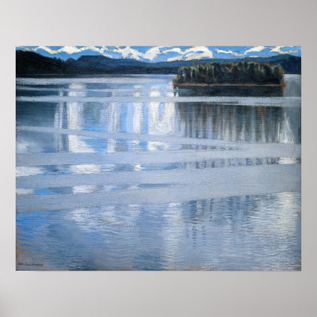 Akseli Gallen-Kallela - Lake Keitele Poster (Front)