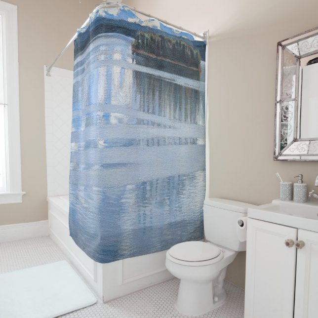 Akseli Gallen-Kallela - Lake Keitele Shower Curtain (In Situ)
