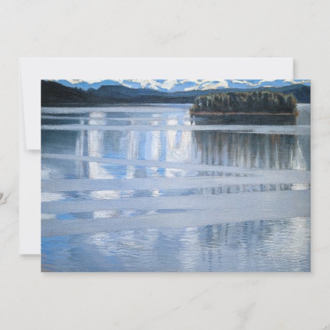 Akseli Gallen-Kallela - Lake Keitele Thank You Card (Front)