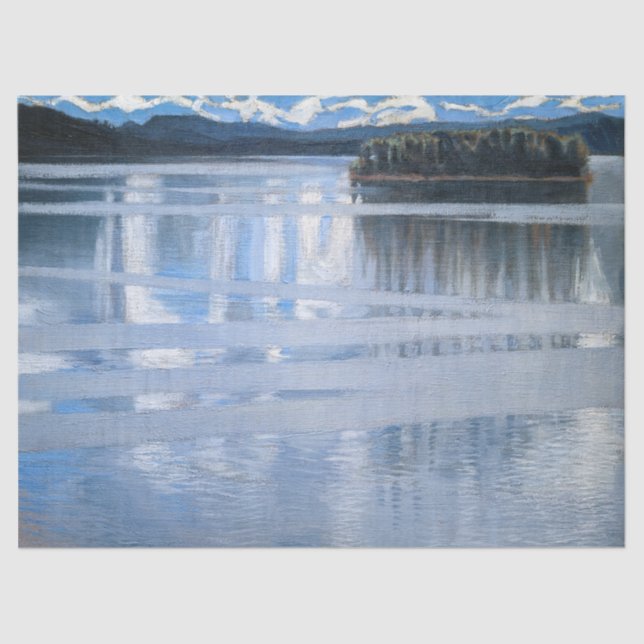 Akseli Gallen-Kallela - Lake Keitele Tissue Paper (Front)