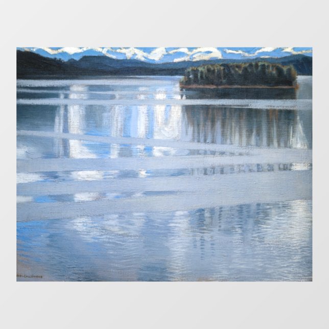Akseli Gallen-Kallela - Lake Keitele Window Cling (Sheet)