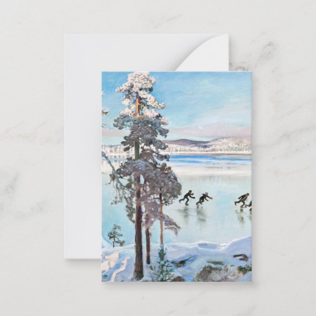 Akseli Gallen-Kallela - Skaters near Kalela Shore Card (Front)