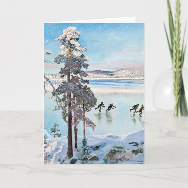 Akseli Gallen-Kallela - Skaters near Kalela Shore Card (Front)