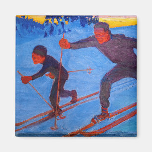 Akseli Gallen-Kallela - Skiers Magnet