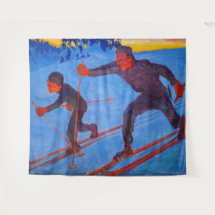 Akseli Gallen-Kallela - Skiers Tapestry
