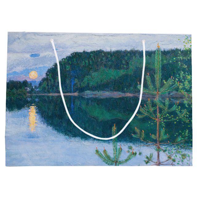 Akseli Gallen-Kallela - Spring Night Large Gift Bag (Back)