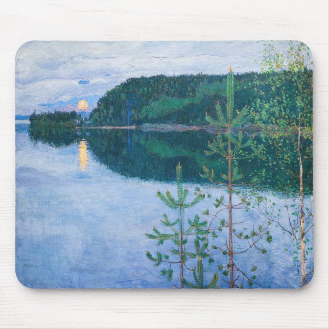 Akseli Gallen-Kallela - Spring Night Mouse Mat (Front)