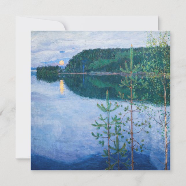 Akseli Gallen-Kallela - Spring Night Thank You Card (Front)