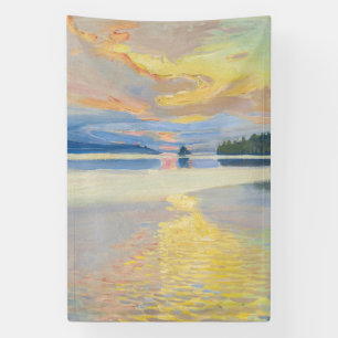 Akseli Gallen-Kallela - Sunset over Lake Ruovesi Banner
