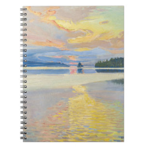 Akseli Gallen-Kallela - Sunset over Lake Ruovesi Notebook