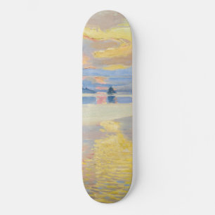 Akseli Gallen-Kallela - Sunset over Lake Ruovesi Skateboard