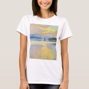 Akseli Gallen-Kallela - Sunset over Lake Ruovesi T-Shirt