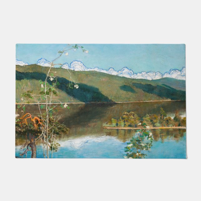 Akseli Gallen-Kallela - Thunderclouds on Horizon Doormat (Front)