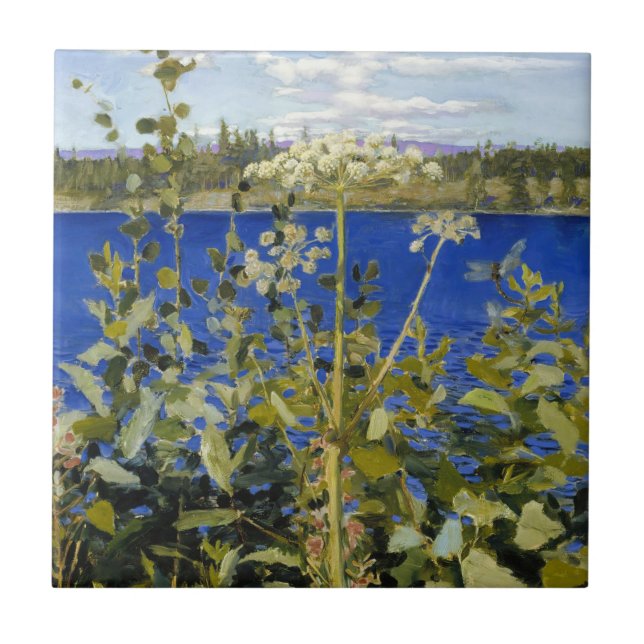 Akseli Gallen-Kallela - Wild Angelica Tile (Front)