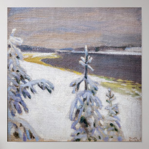 Akseli Gallen-Kallela - Winter Landscape #2 Poster