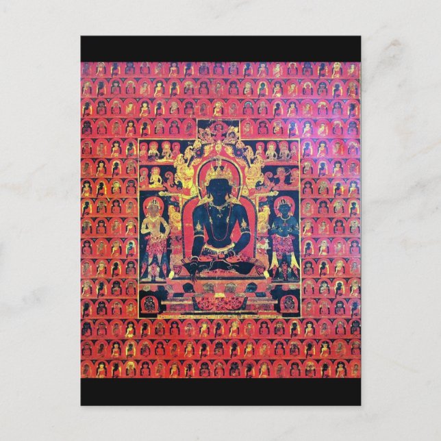 Akshobya Buddha Altar Card (Front)
