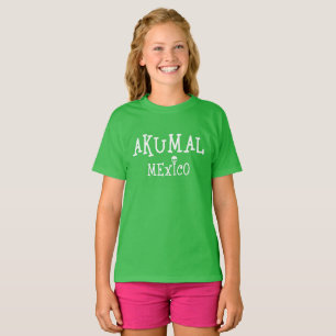 Akumal Mexico Design - Girls' Basic T-Shirt