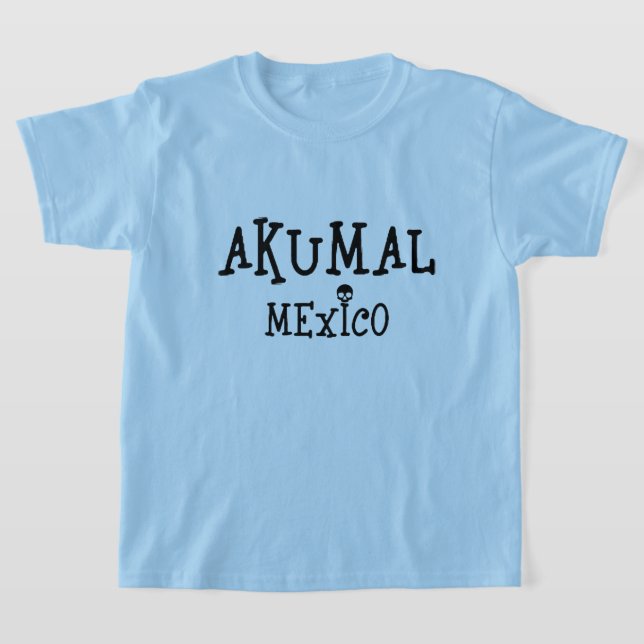 Akumal Mexico Design - Kids' Basic T-Shirt (Laydown)
