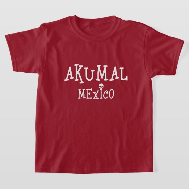 Akumal Mexico Design - Kids' Basic T-Shirt (Laydown)