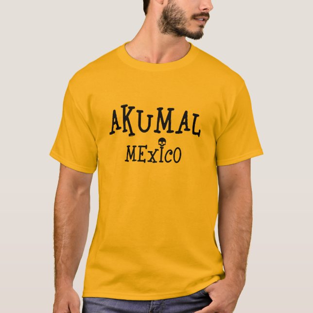 Akumal Mexico Design - Men's Basic T-Shirt (Front)