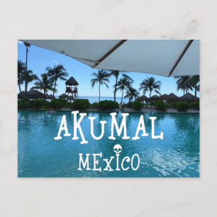 Akumal Mexico Design - Standard Postcard