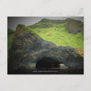 Akun Island Basalt Sea Cave Postcard