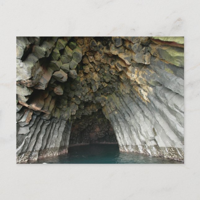 Akun Island Columnar Basalt Cave, Aleutian Islands Postcard (Front)