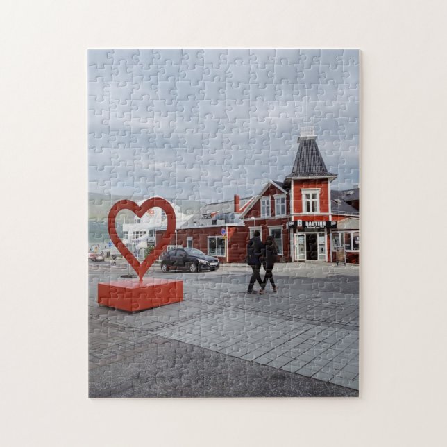 Akureyri, Iceland Cute Street Photography Jigsaw Puzzle (Vertical)