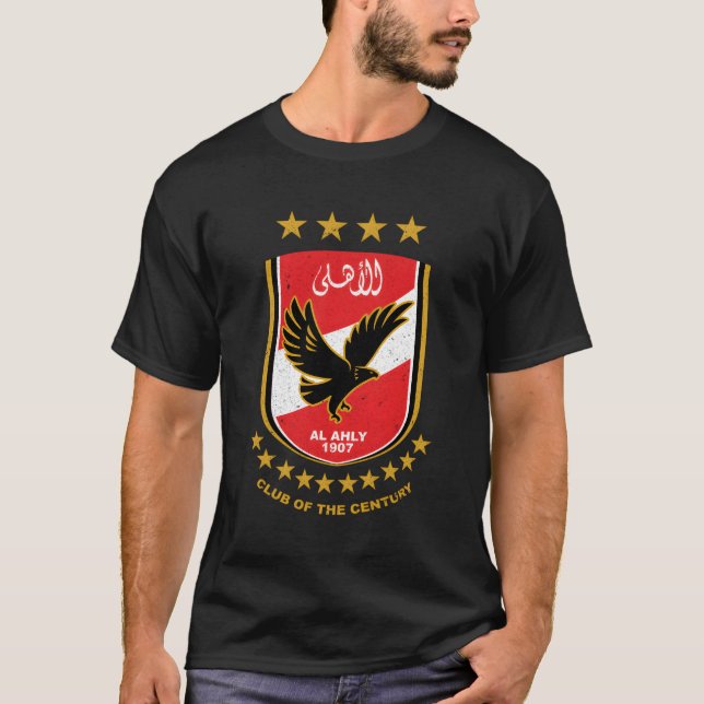 Al Ahly Club Supporter Fan Egypt Egyptian T-Shirt (Front)