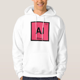 Al - Albany New York Chemistry Periodic Table City Hoodie
