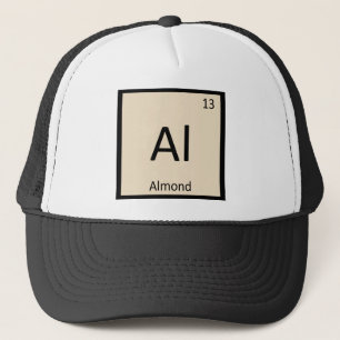 Al - Almond Nut Chemistry Periodic Table Symbol Trucker Hat