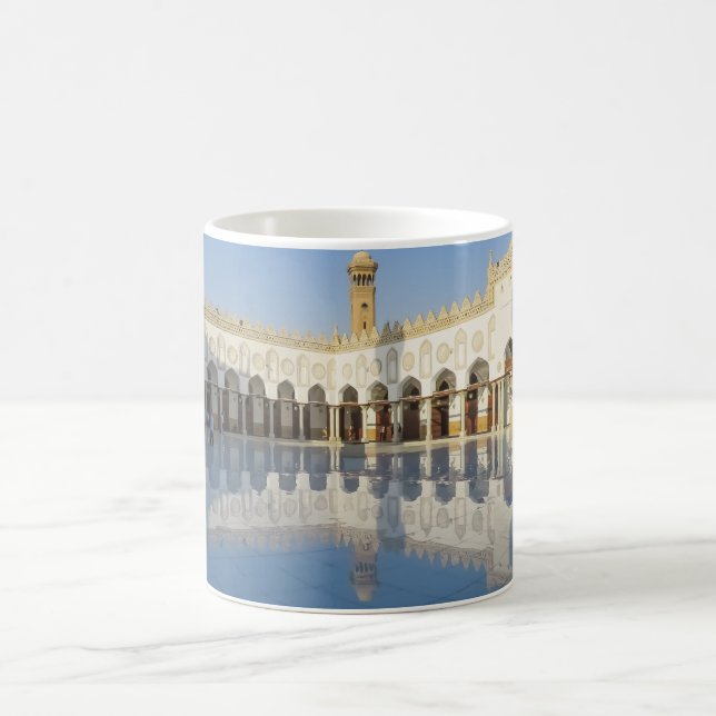 Al-Azhar Mosque Islamic Cairo Egypt Masjids Photos Coffee Mug (Center)