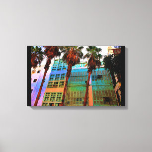 Al Balad Date Trees Canvas Print