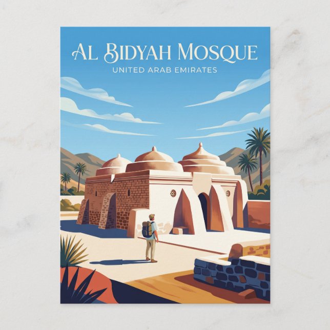 Al Bidyah Mosque United Arab Emirates Postcard (Front)