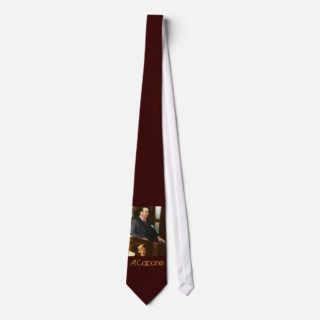 Al Capone - the real Scar Face Tie (Front)