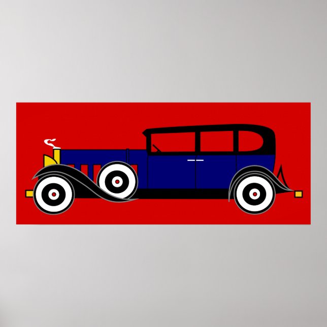 Al Capone's Cadillac 16 V - Roaring 20's Poster (Front)