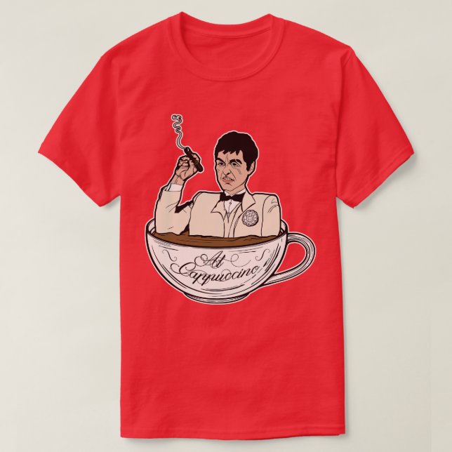Al Cappuccino T-Shirt (Design Front)