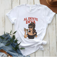 Al Dente Diva | Retro Italian Pop Star Shirt